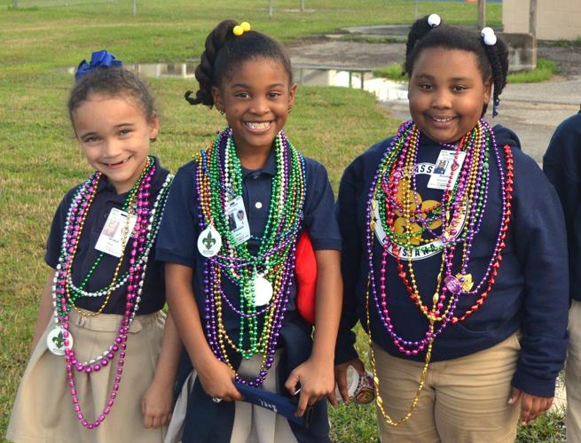 Belle Chasse Academy students contribute Mardi Gras spirit to