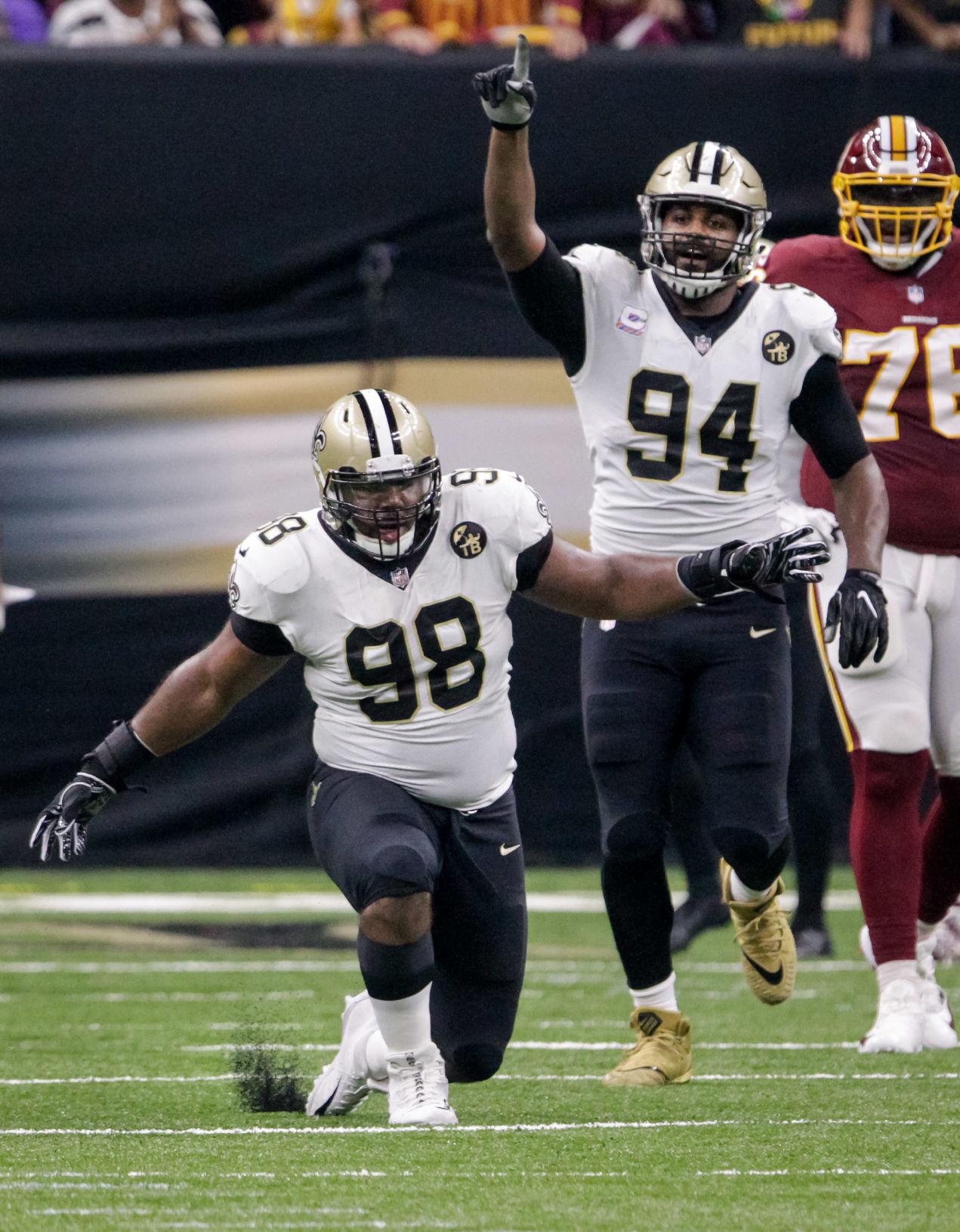 Saints DT Sheldon Rankins injured in 1st half against Bears; heads to