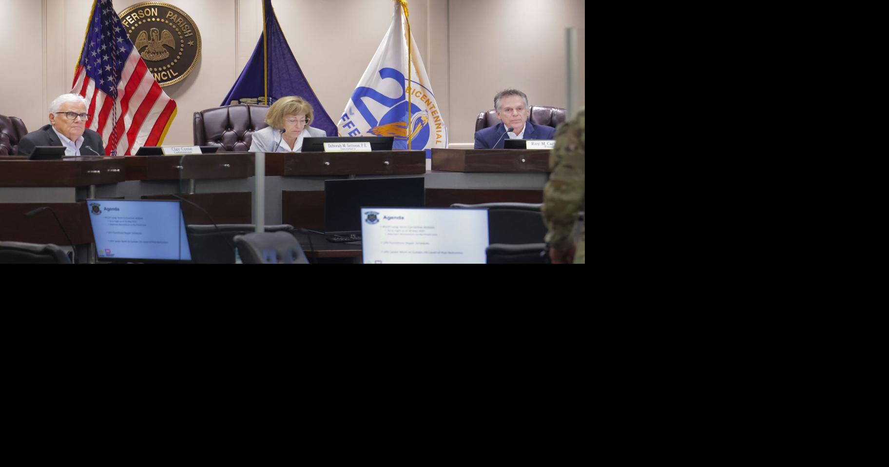 New Orleans flood authority police chief drops battery charge against board member after resignation