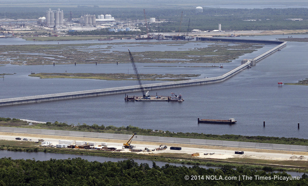 New Orleans Area Hurricane Levee System: Lake Borgne Surge Barrier ...