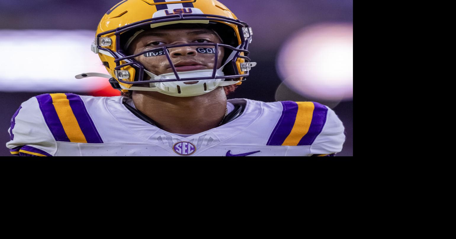 An LSU wide receiver left the game vs. Alabama with a knee injury. Here's the latest.