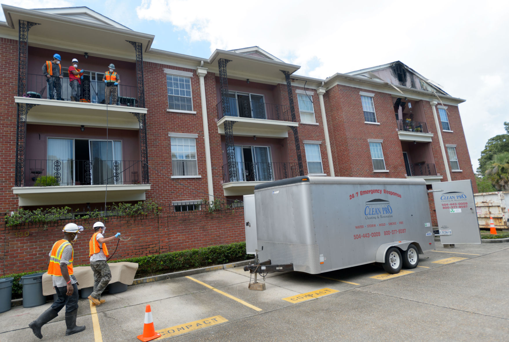 Fire At Old Metairie Housing Complex Caused By Apparent Lightning ...