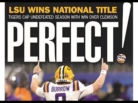 How LSU should follow 2019's national championship: Football Mardi Gras -  Banner Society