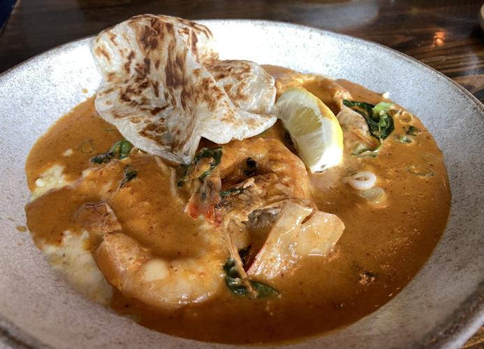 Try This Dish Barbecue shrimp and grits with a Thai twist at Banana Blossom in Gretna Where