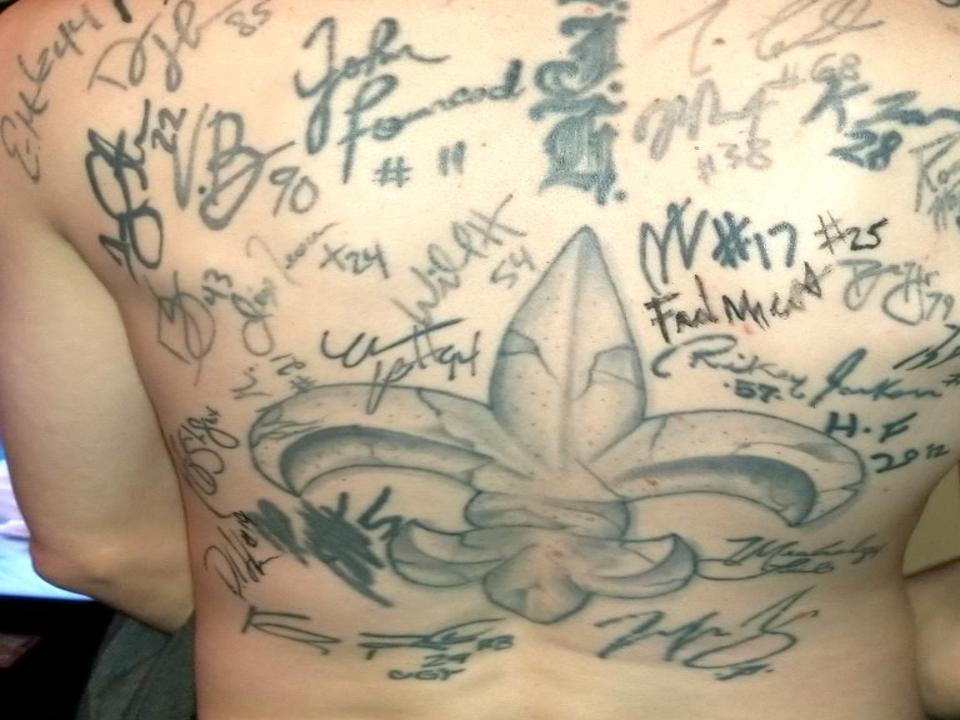 Check Out These 67 Who Dat Tats Then Send Us Your Own Saints Ink Sports Nola Com 1920x1080 jackson square new orleans desktop pc and mac wallpapers. own saints ink