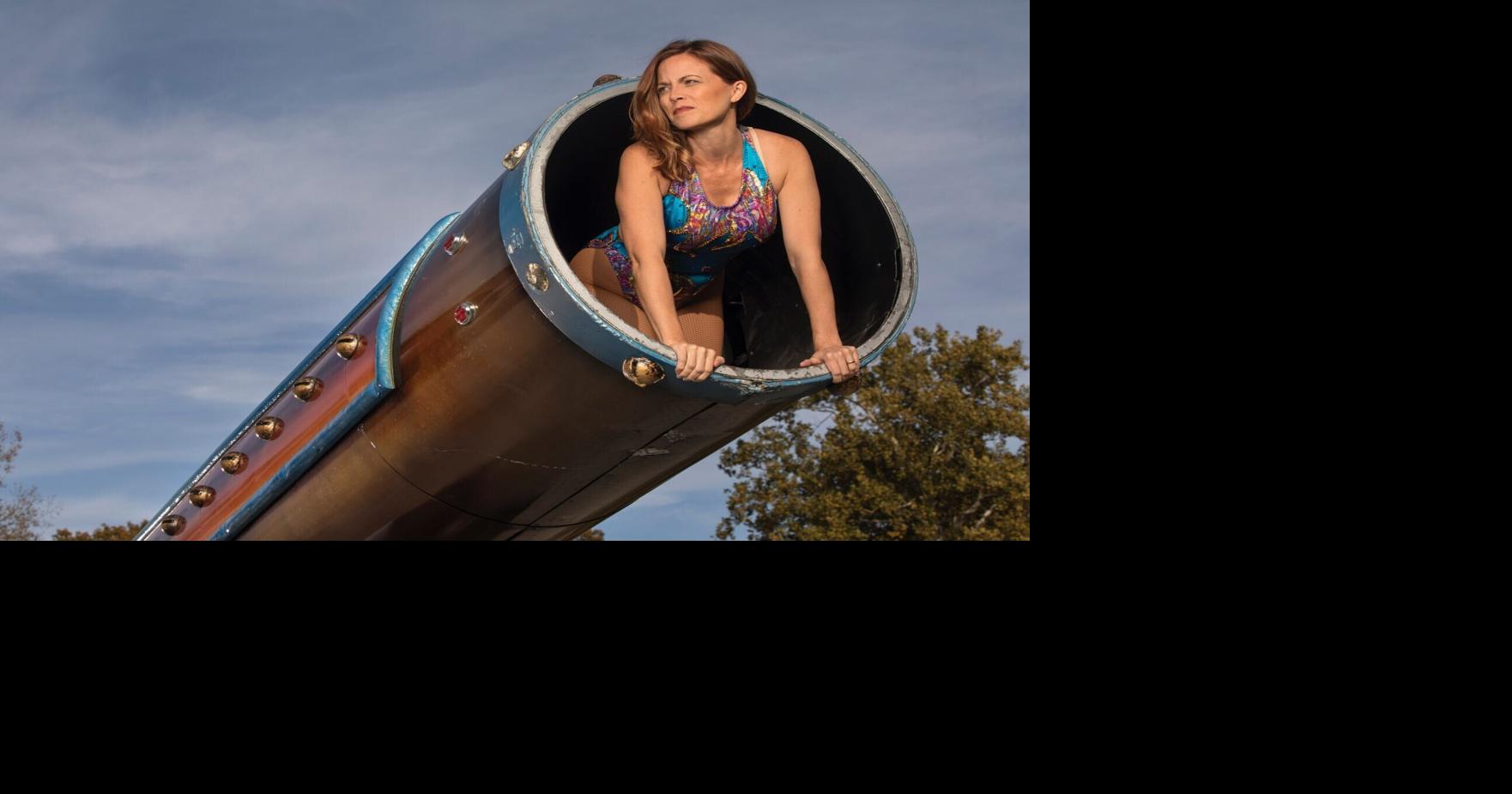 Human cannonball, 51, goes 0 to 65 in half a second. Catch her at the Baton Rouge State Fair.