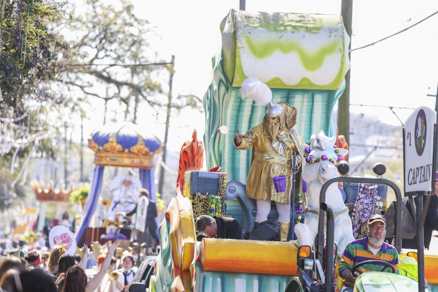 Krewe of Okeanos rolls to the theme Festivals of the World