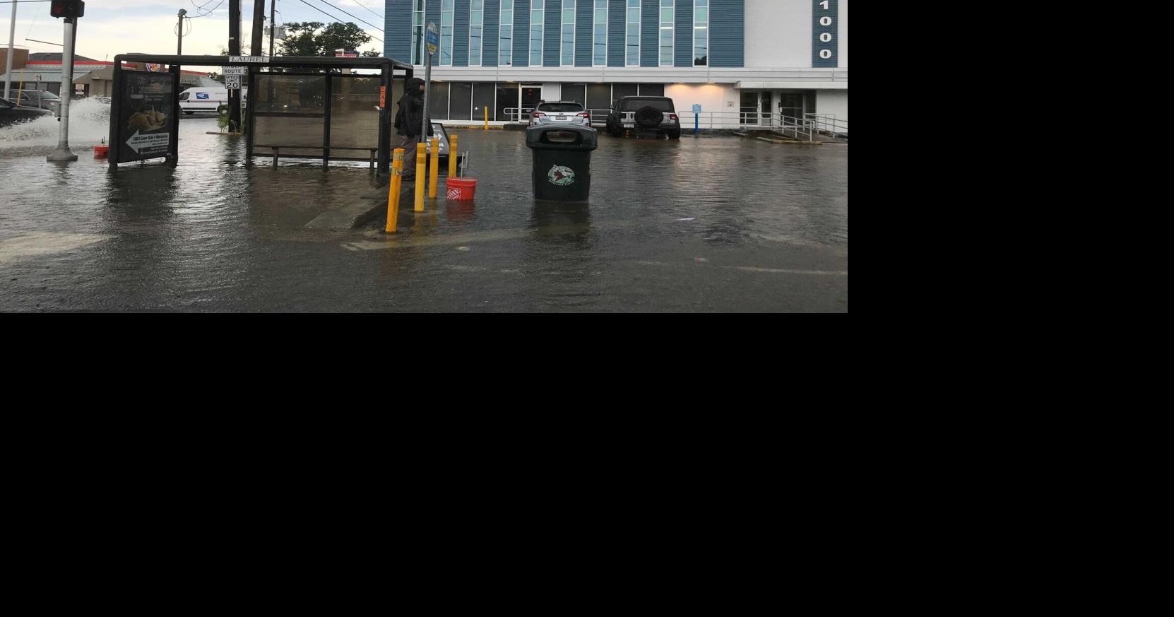 Thunderstorms lead to flooded roads, power outages in New Orleans