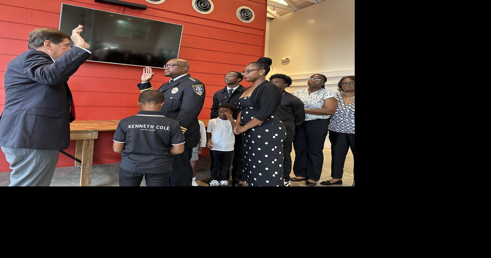 Covington police deputy chief sworn in as its top cop