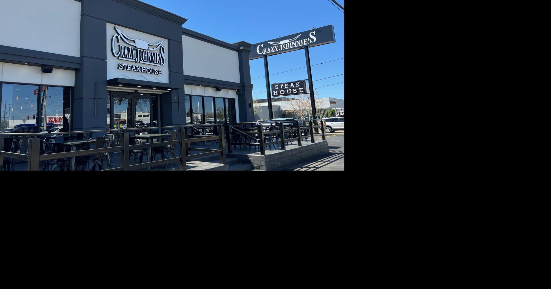 The new Crazy Johnnie's Steak House is about to open in Metairie. See menu, what to know