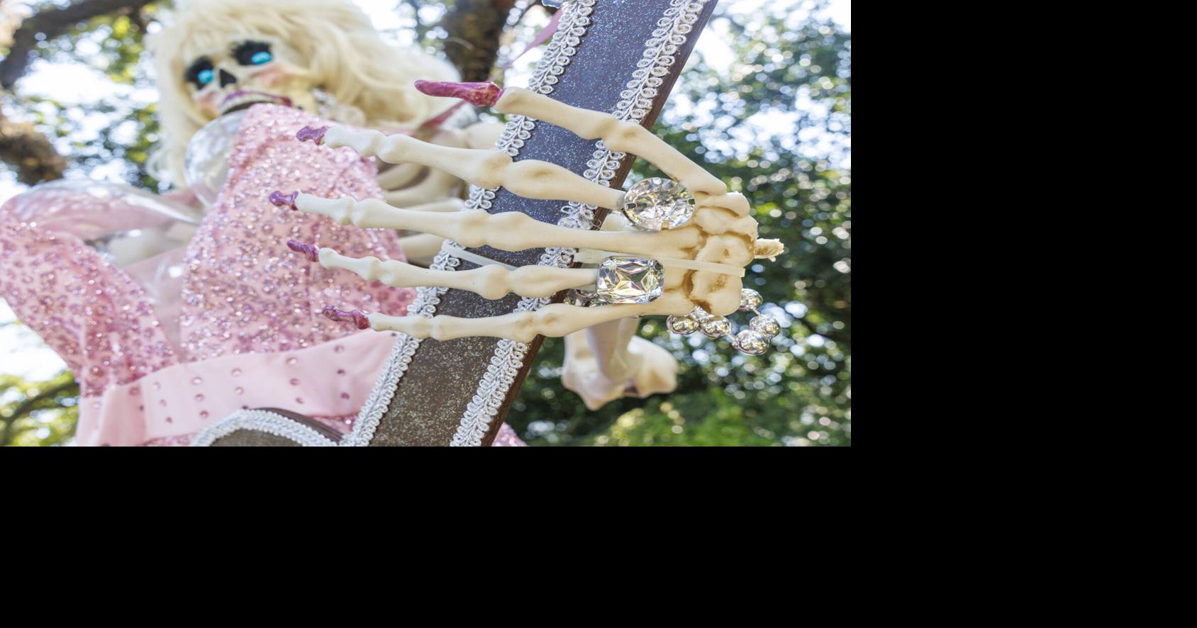 St. Charles Ave. ‘skeleton house’ honors Dolly Parton, more in 2026. Here’s a sneak peek.