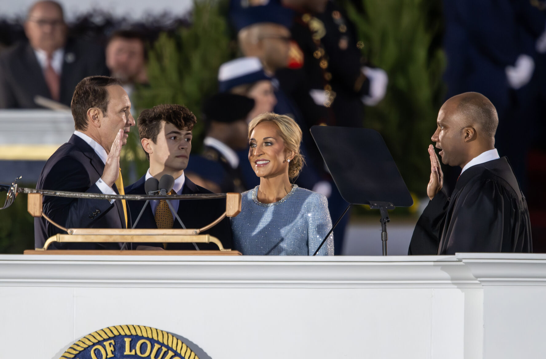 Photos Landry Sworn in as 57th Governor Multimedia