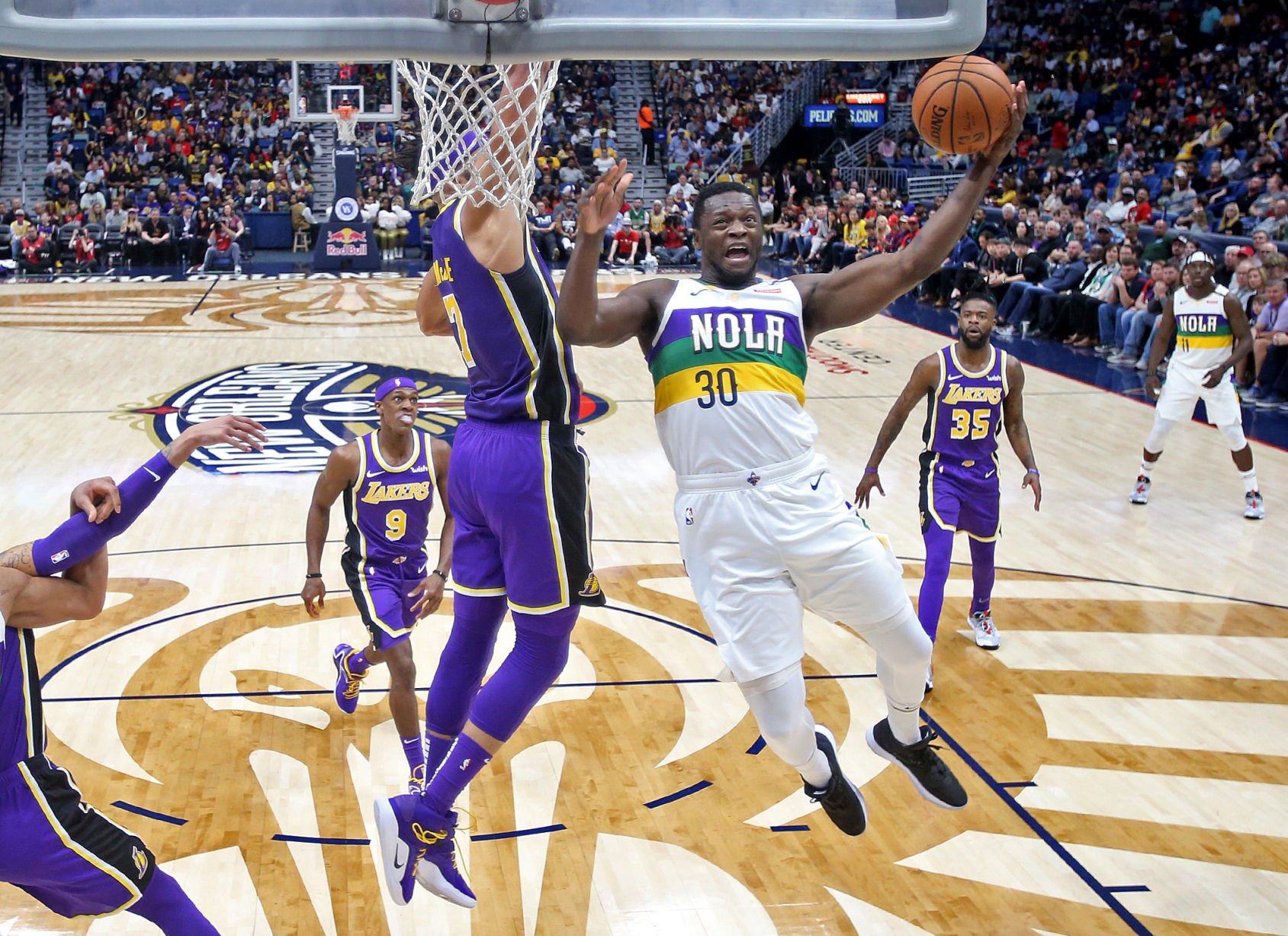 Los angeles lakers new best sale orleans pelicans