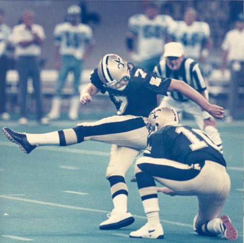 Morten Andersen, former Atlanta Falcons kicker being inducted into Hall of  Fame