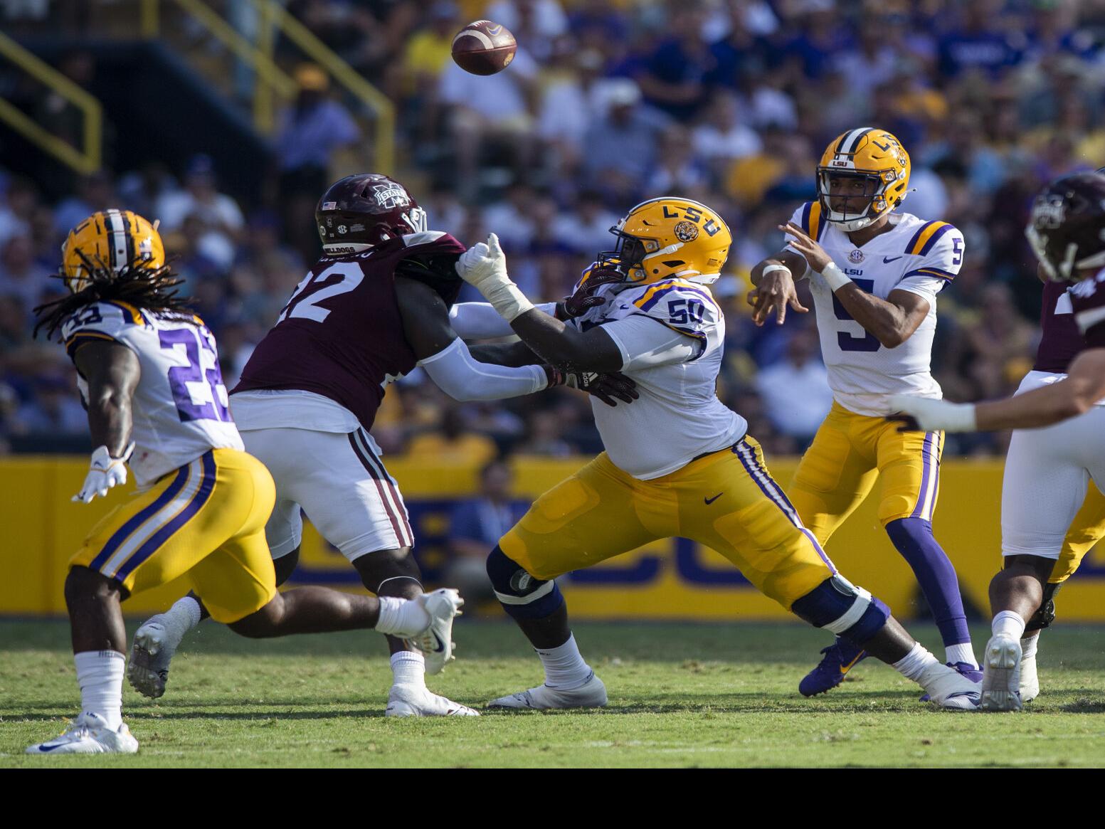 Another game, another offensive line shuffle for LSU in victory over  Mississippi State | LSU | nola.com