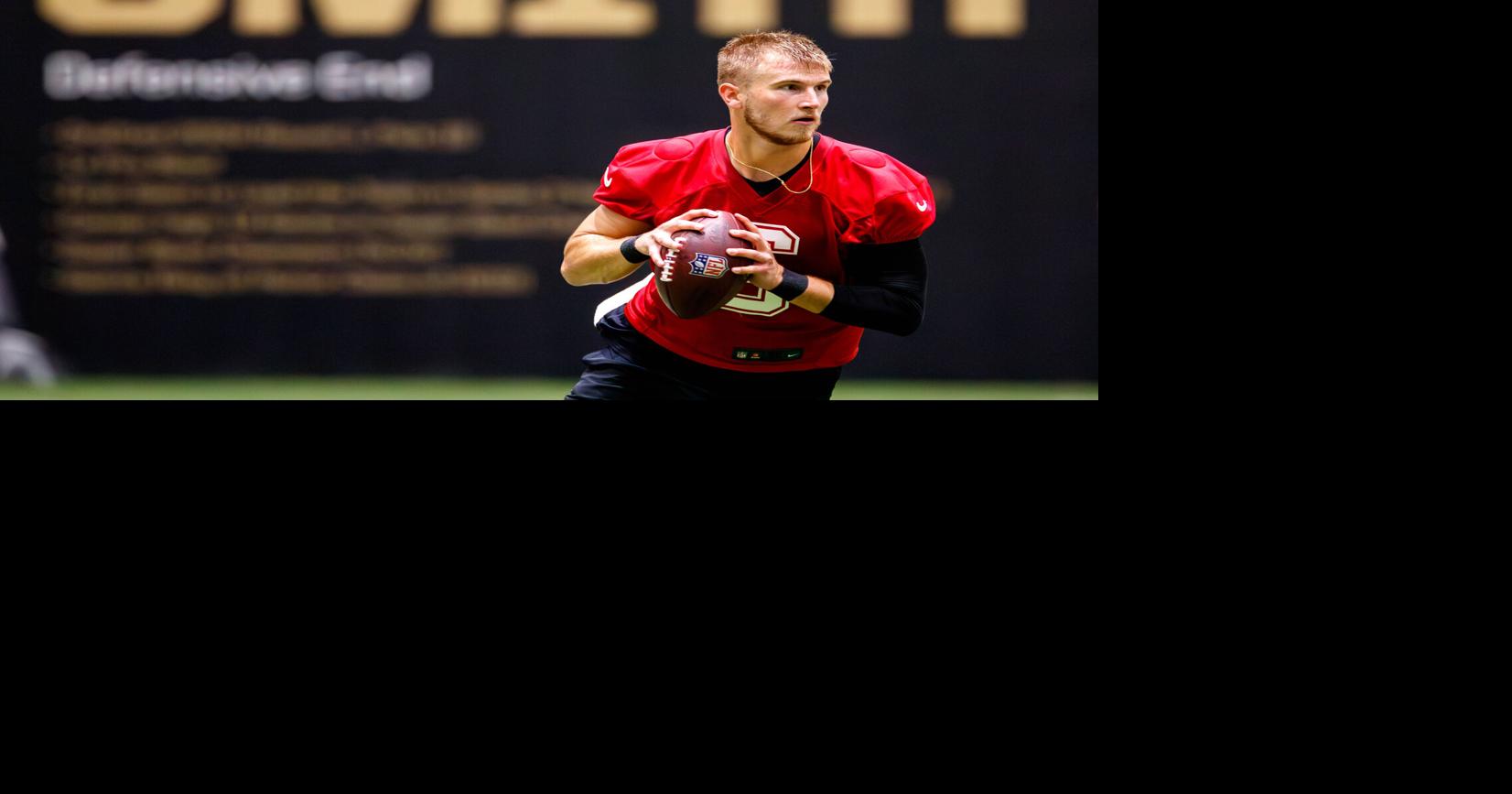 Saints QB Tyler Shough still hasn't signed his rookie deal. A cap expert explains what's going on.