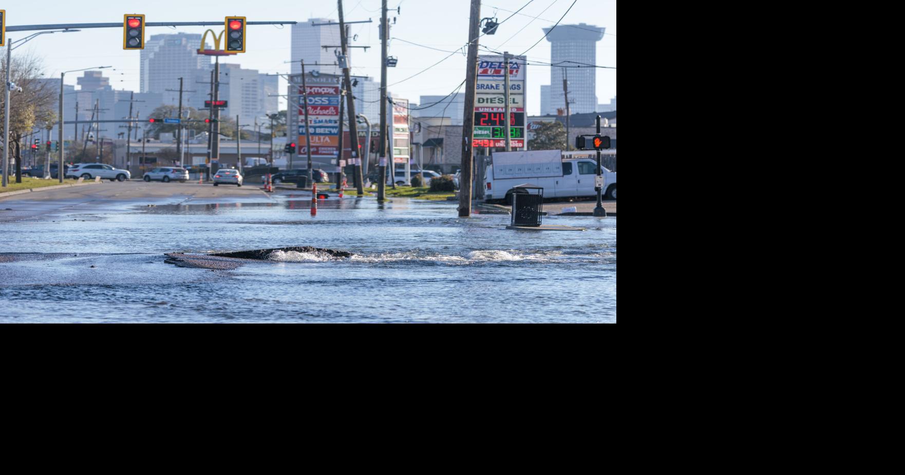 Schools, businesses disrupted after Claiborne water main break knocks out service, floods streets