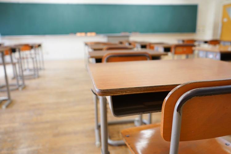 empty classroom desk (copy)