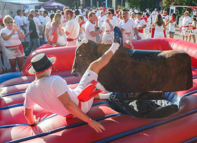 Photos New Orleans runners duck and dodge bulls during annual Running