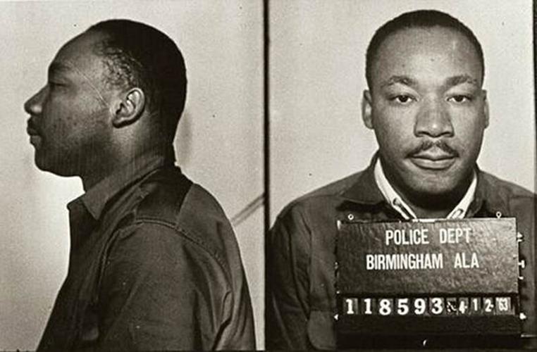 Martin Luther King Jr mugshot