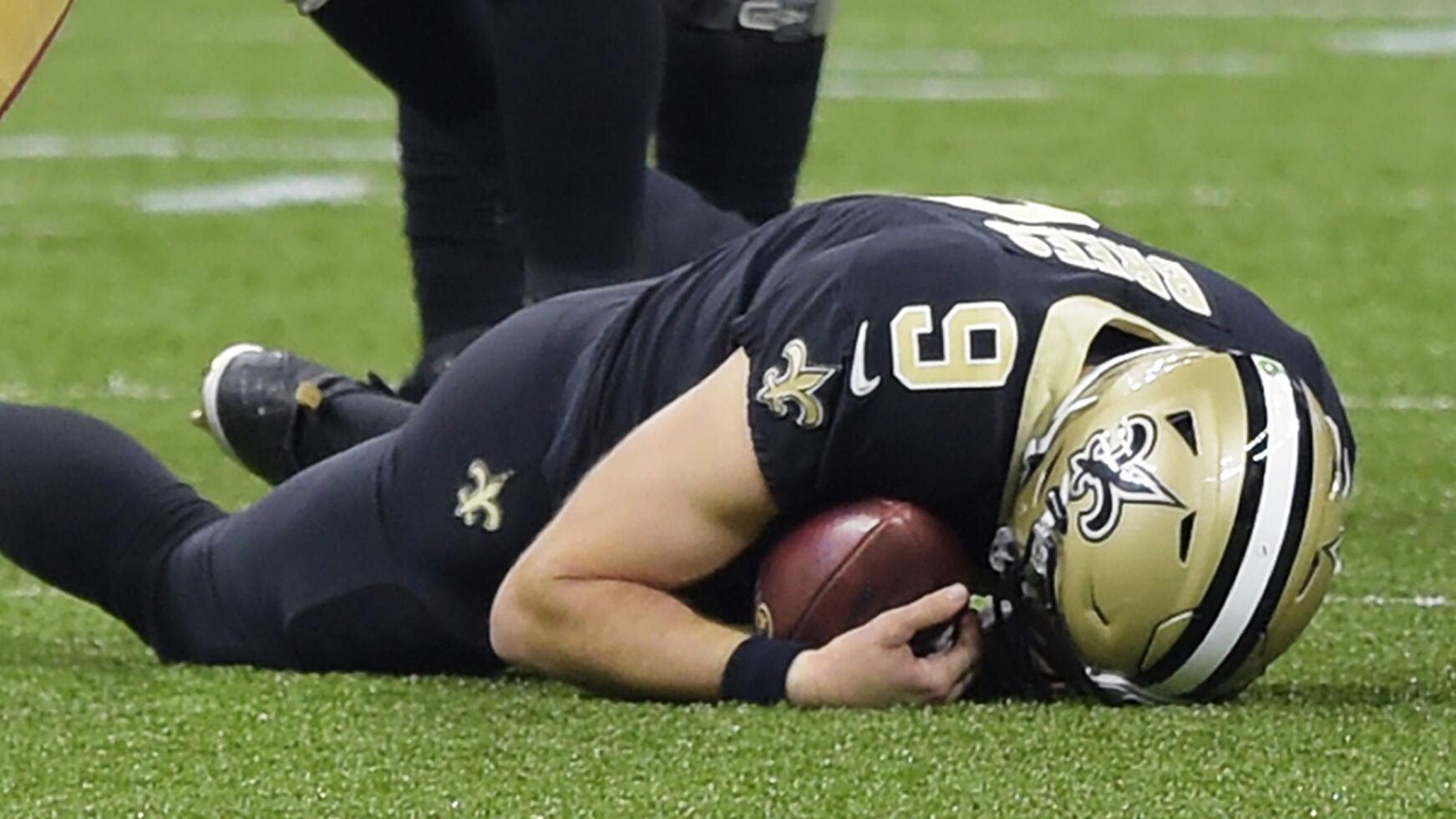 Drew Brees reportedly has fractured ribs and a collapsed lung; 'optimistic'  timetable is 2-3 weeks | Saints | nola.com, image size:1743x980