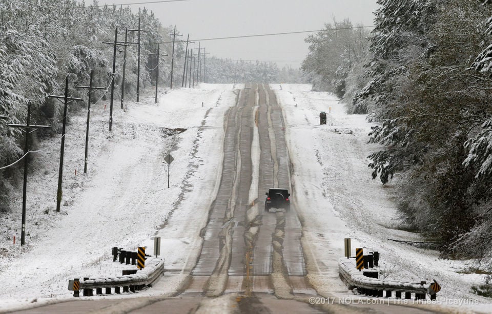 Snow in Louisiana Live updates, photos and school closures Weather