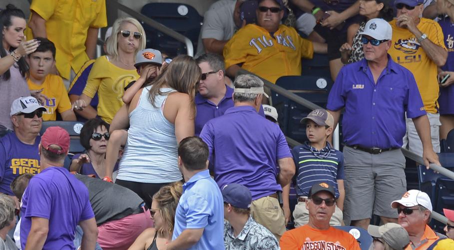Father of Jared Poché, father of LSU strength coach save Florida fan's