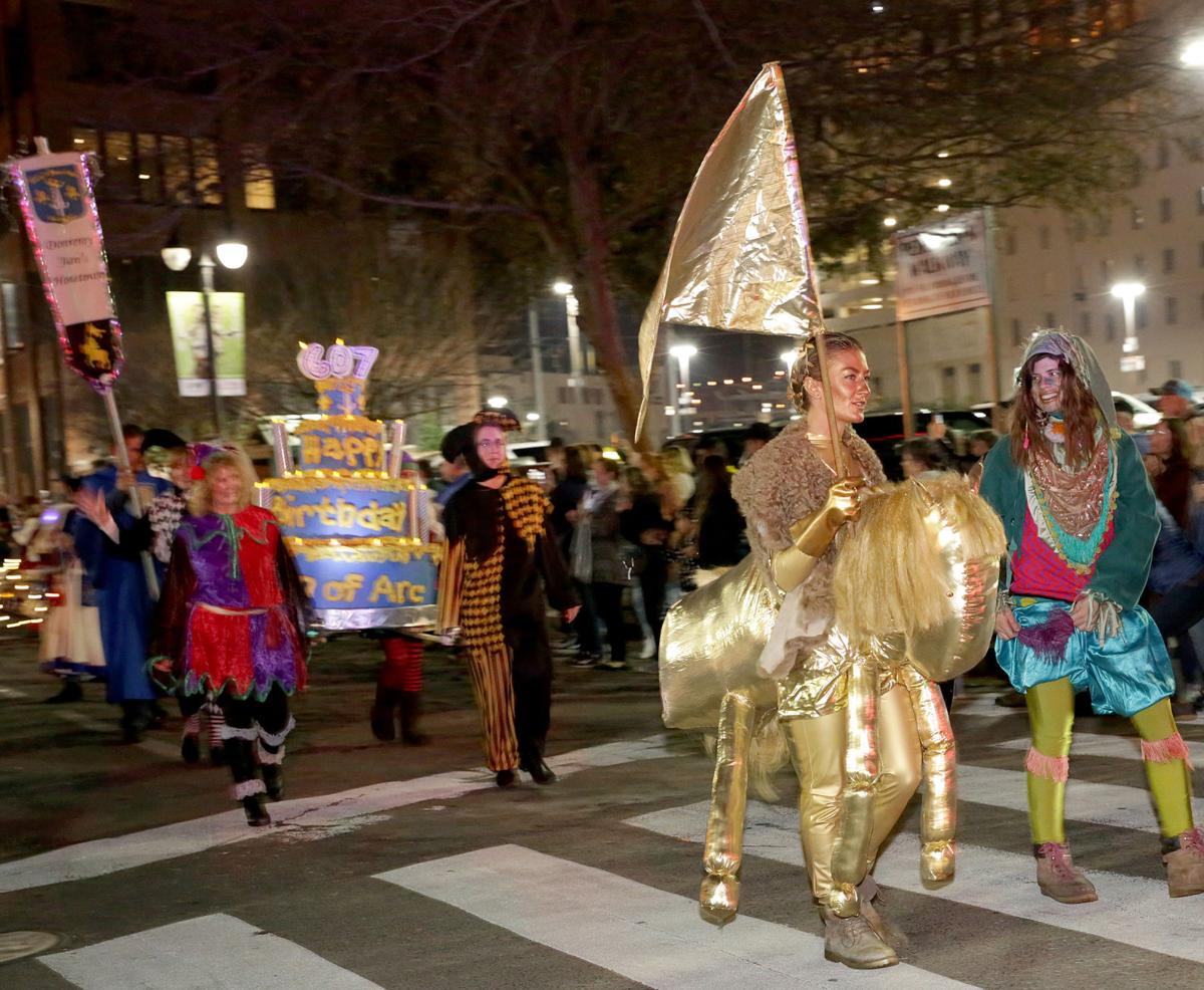 COVIDera Mardi Gras season kicks off with stationary Joan of Arc