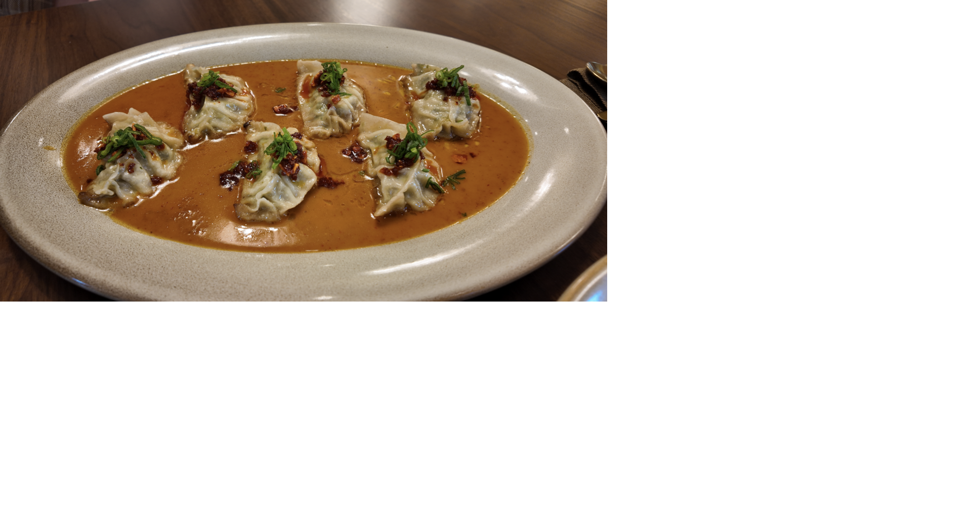 chewy sausage and shrimp gyoza | | nola.com