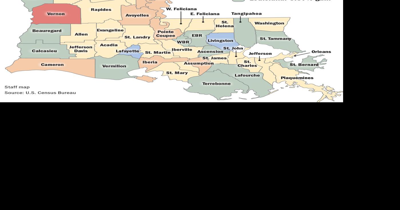 New Orleans area population fell for fourth time in 5 years. See the new census data.