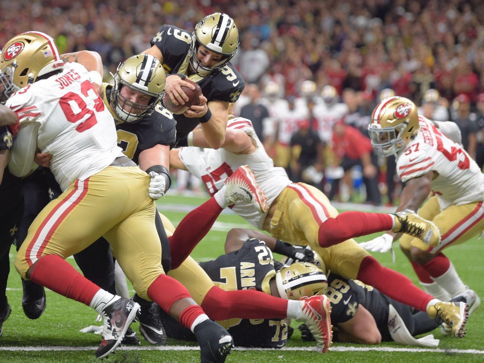 Saints Vs 49ers Live Updates Saints Penalties Allow 49ers To Take Late Lead See Scoreboard Saints Nola Com