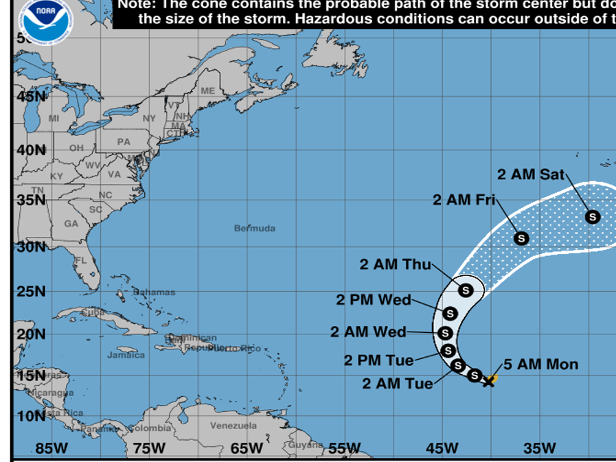 Tropical Storm Lorenzo forms, could strengthen: NHC | Hurricane