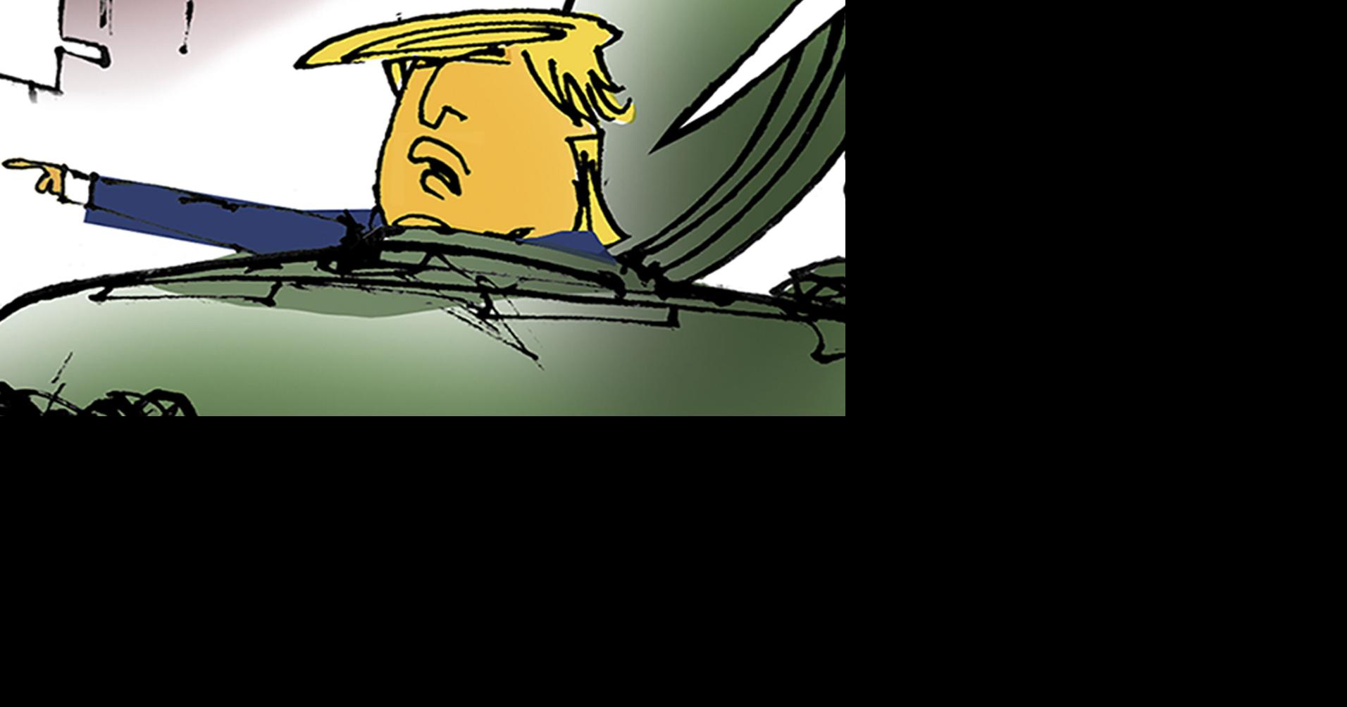 Walt Handelsman: Trump attacks Harvard