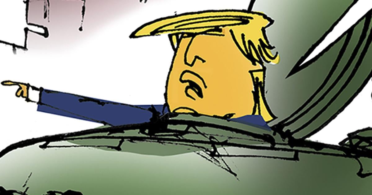 Walt Handelsman: Trump attacks Harvard