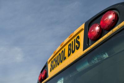 School bus stock image
