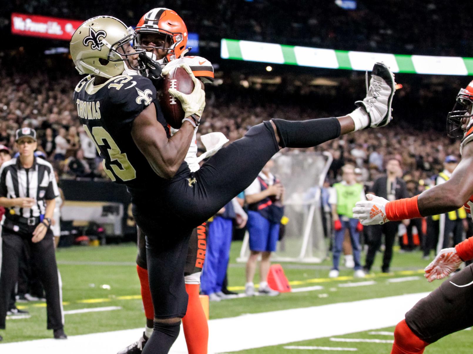 How Michael Thomas Is Winning Inside Outside And Everywhere Else On The Field Saints Nola Com