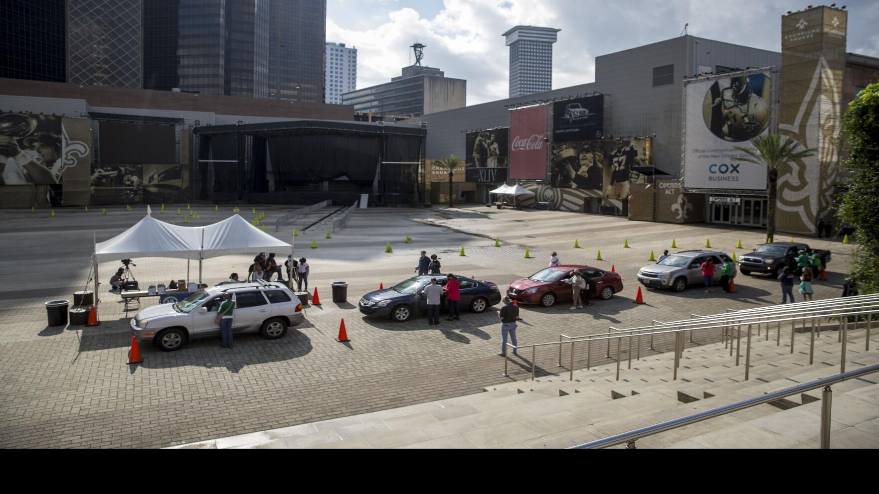 Instead Of Superdome Saints Pelicans Offer Up Champions Square Other Sites For Vaccinations Saints Nola Com