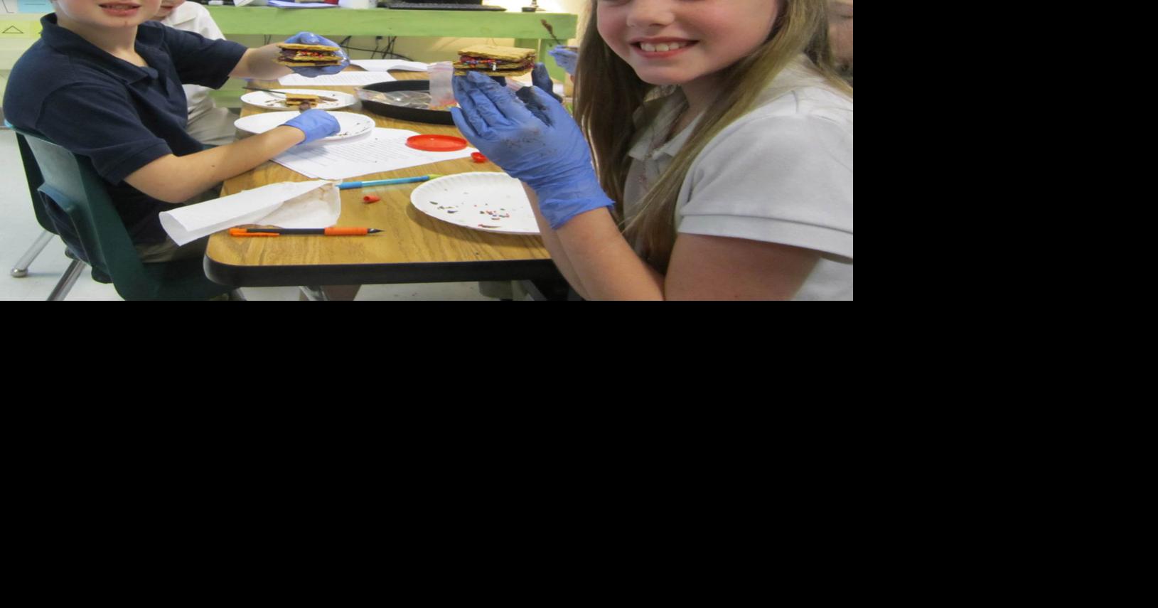 Abita Springs Elementary School thirdgraders study where rocks come