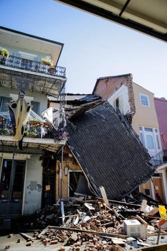 Partial building collapse in French Quarter; no injuries reported ...