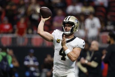 Fox crew praised Saints QB Derek Carr before int vs. Falcons | Saints ...