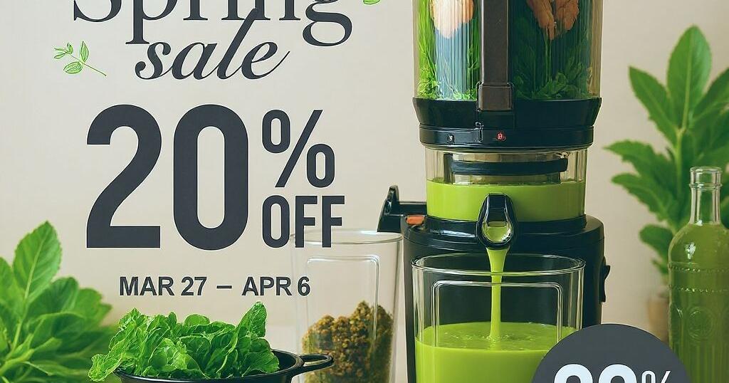 Kuvings USA Announces Spring Sale with Limited-Time 20% Discount