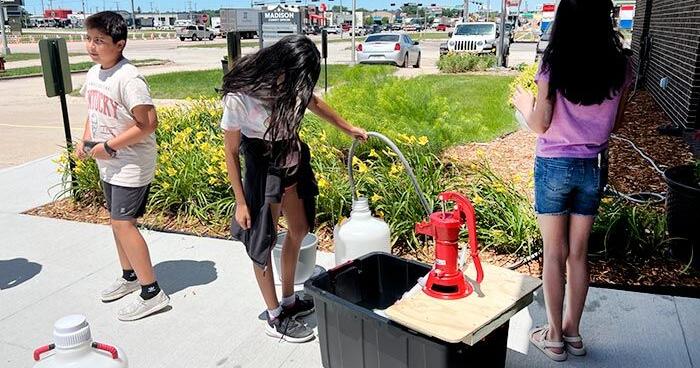 Students learn engineering through Build a Hut camp