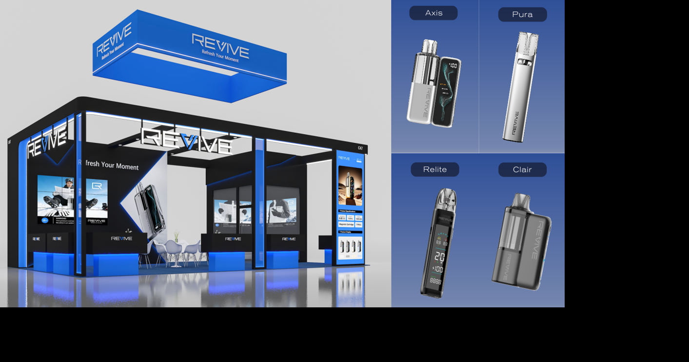 REVIVE Makes Landmark French Debut at VAPEXPO Paris 2026 with Four ...