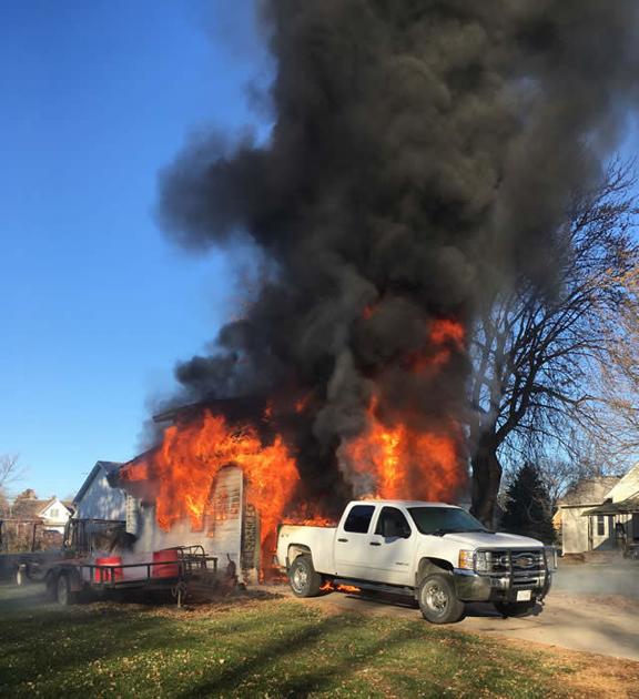 Fire In Stanton Destroys Garage And Truck News