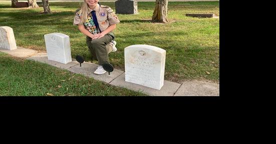 Scout on mission to place markers on veterans' graves | News - Vimarsana News