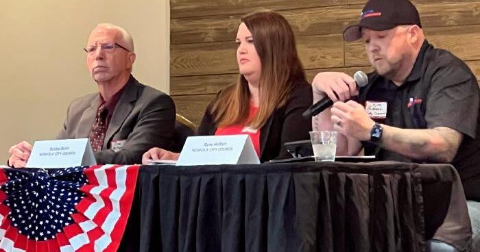 Ward 2 candidates outline differences on growth, taxes at Norfolk forum