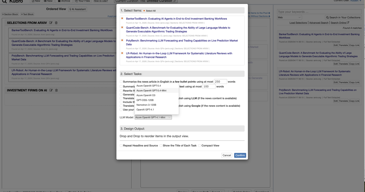 Robotic Online Intelligence Introduces Kubro(TM) Newsletter Engine for Content Curation and Newsletter Production