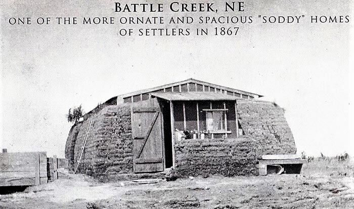 Battle Creek sod house