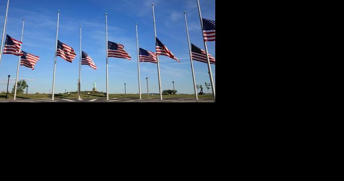 Flags to be flown at halfstaff