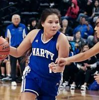 ‘Ball is life’: Marty Indian School girls hoops program provides diversion for kids